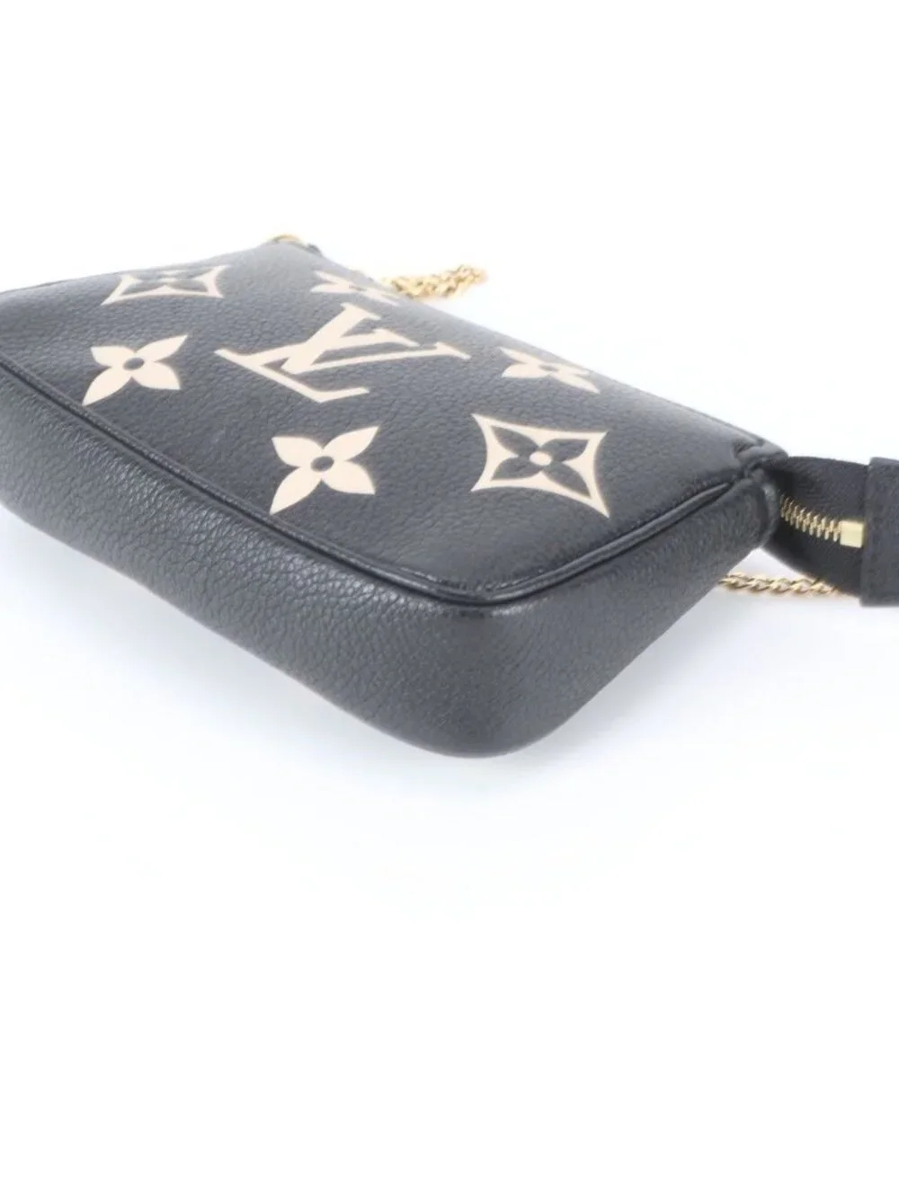 Louis Vuitton Monogram Empreinte Mini Pochette Accessoires Leather Handbag